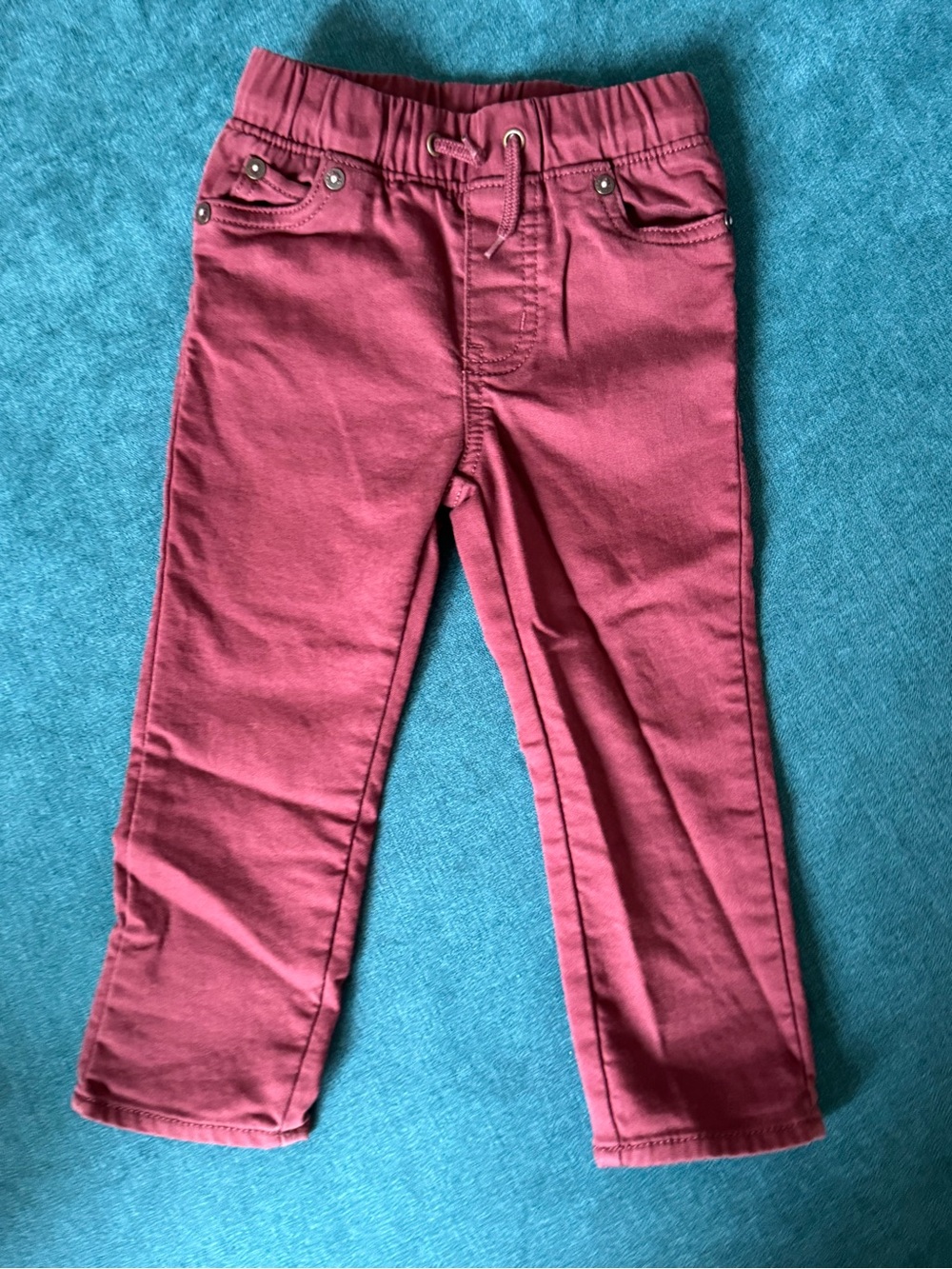 OshKosh B'gosh Maroon Pull-On Joggers